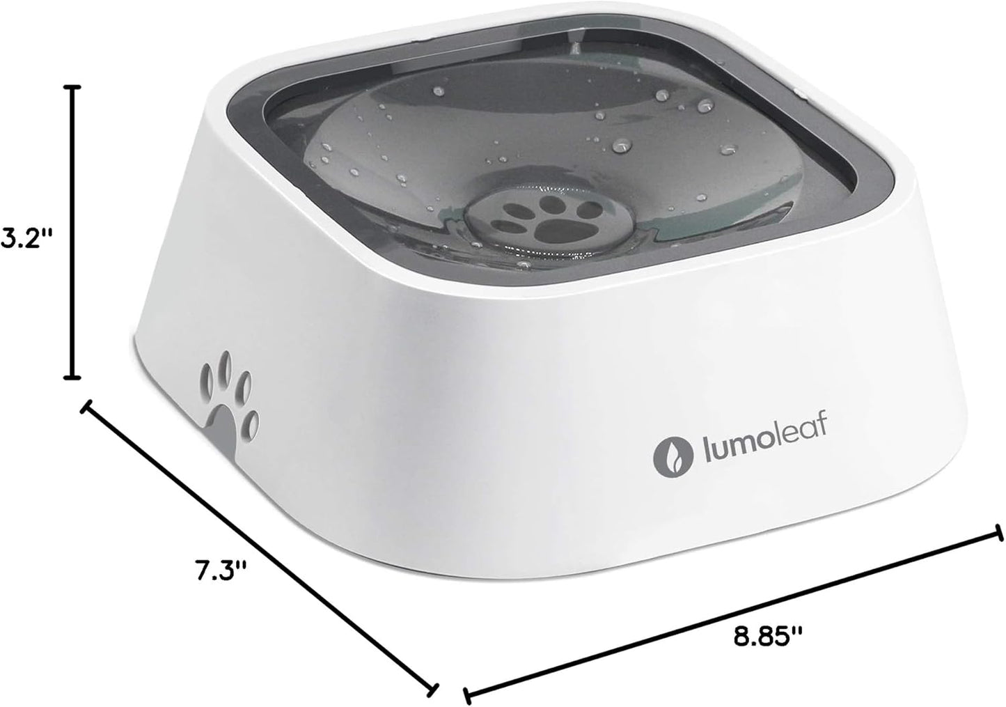 Dog Water Bowl, Dog Bowl No-Spill Pet Water Bowl 35Oz, Slow Water Feeder Dog Bowl, Vehicle Carried Dog Water Bowl for Dogs/Cats/Pets