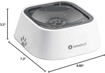 Dog Water Bowl, Dog Bowl No-Spill Pet Water Bowl 35Oz, Slow Water Feeder Dog Bowl, Vehicle Carried Dog Water Bowl for Dogs/Cats/Pets