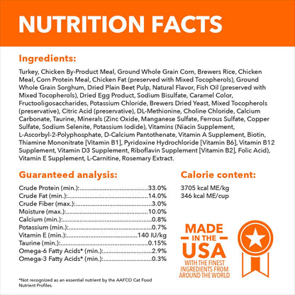 PROACTIVE HEALTH Adult Sensitive Digestion & Skin, Dry Cat Food with Turkey Cat Kibble, 13 Lb. Bag