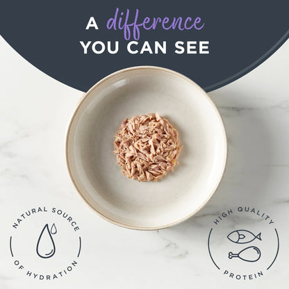 Pet Food Natural Wet Cat Food, Fish & Chicken in Broth Variety Pack, 12 X 2.47Oz Pouches